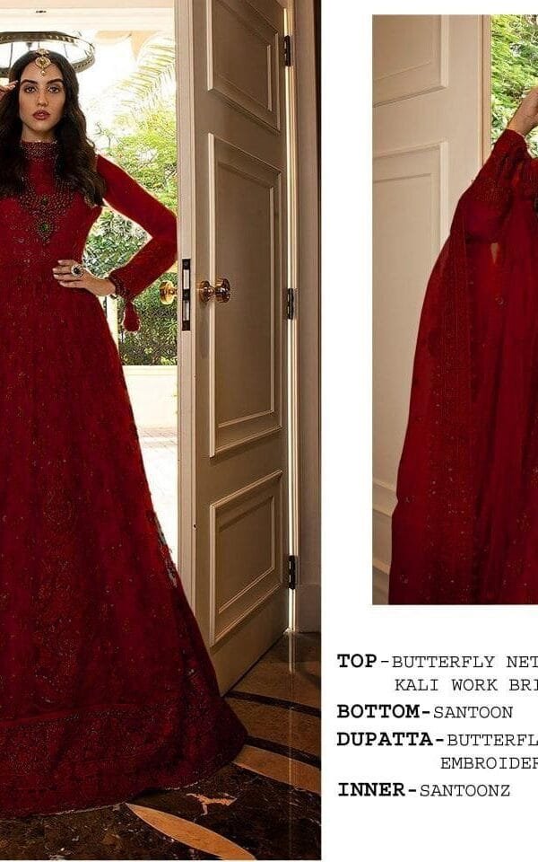 Latest Pakistani Suits with Mirror Work and Embroidery 03