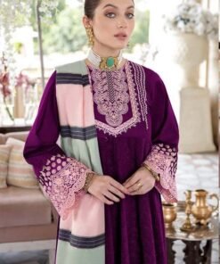 Exclusive Lawn Cotton Heavy Embroidered Pakistani Dress 03
