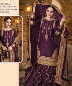 Pakistani Suits Heavy Georgette with Heavy Embroidery Work 03