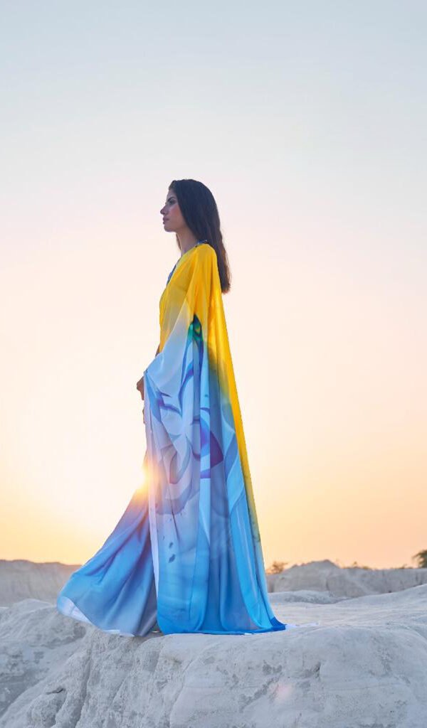 New Designer Digital Print Saree 01