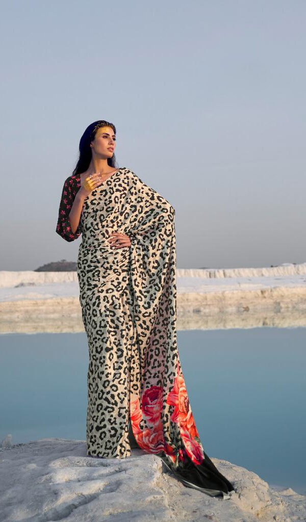 New Designer Digital Print Saree 02
