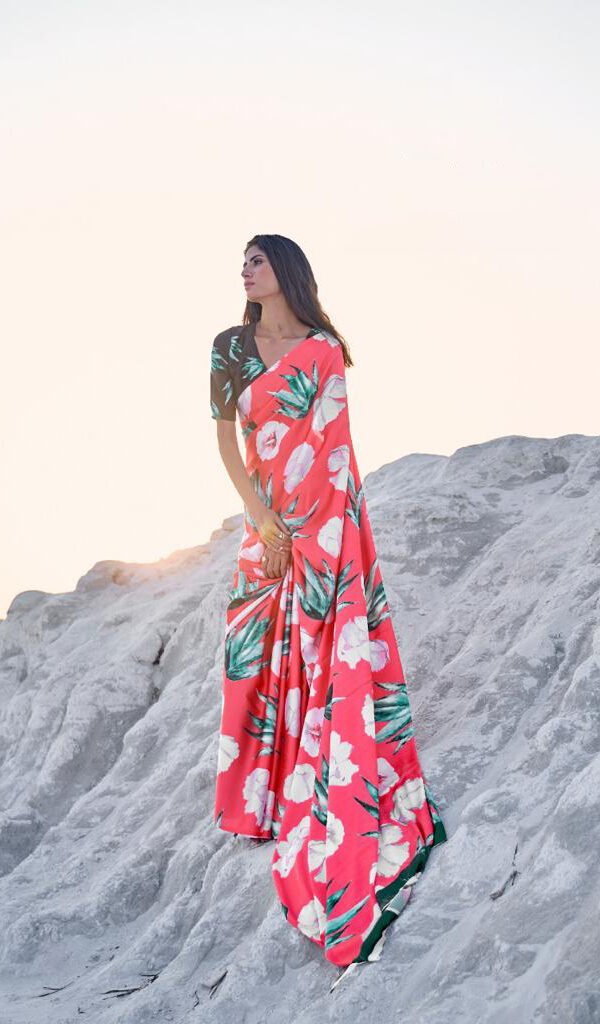 New Designer Digital Print Saree 04