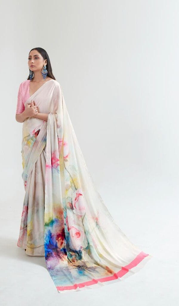 New Designer Digital Print Saree 10