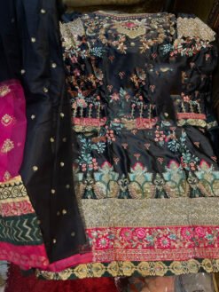 Stitched Plazzo Pakistani Suits with Embroidery 04