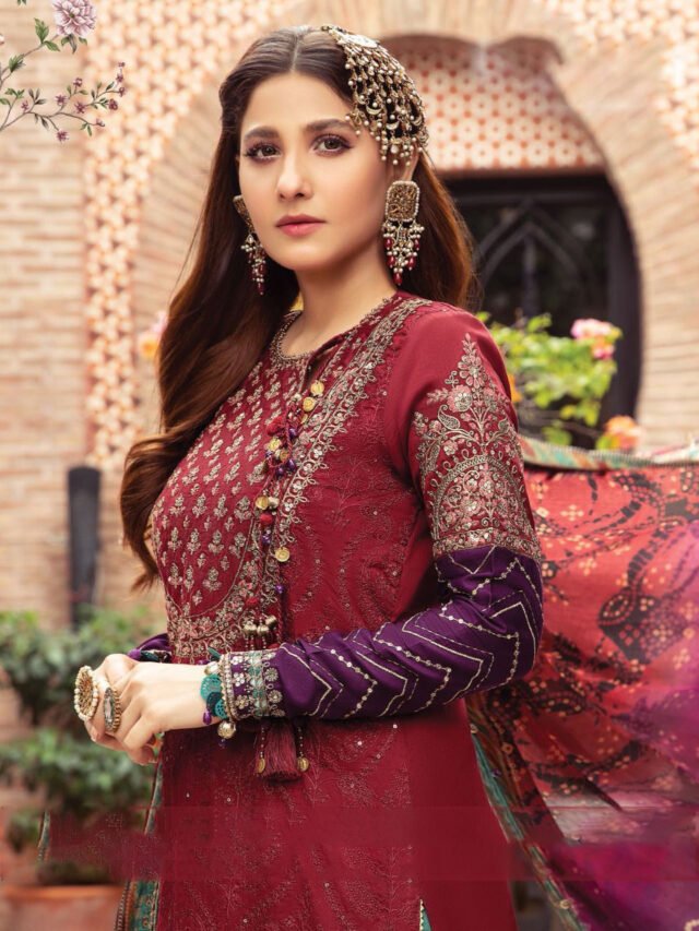 New Exclusive Embroidered Design Pakistani Suits 01