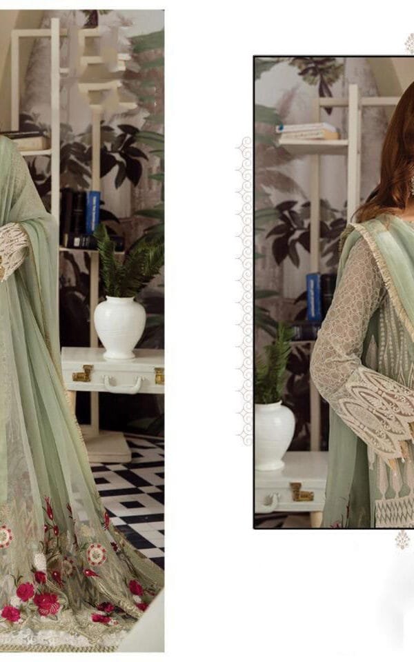 Georgette Embroidery and Sequence Work Pakistani Suits 01