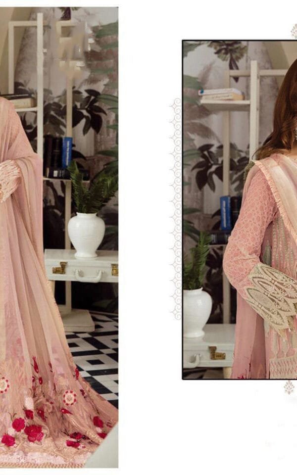Georgette Embroidery and Sequence Work Pakistani Suits 02