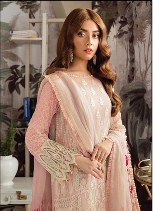 Georgette Embroidery and Sequence Work Pakistani Suits 02