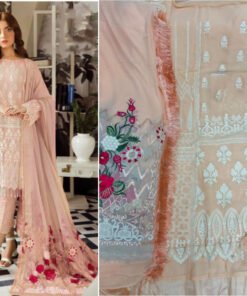 Georgette Embroidery and Sequence Work Pakistani Suits 02