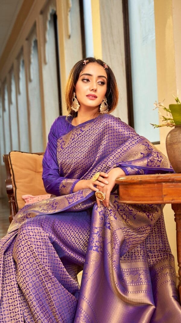 Pure Soft Handloom Weaving Silk Saree Online 01