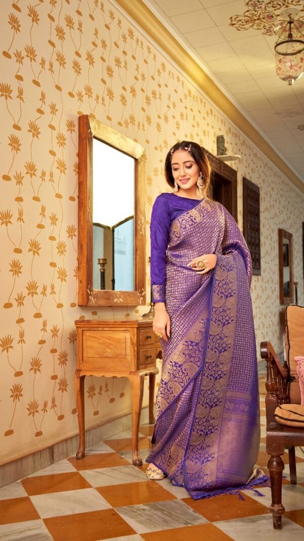 Pure Soft Handloom Weaving Silk Saree Online 01