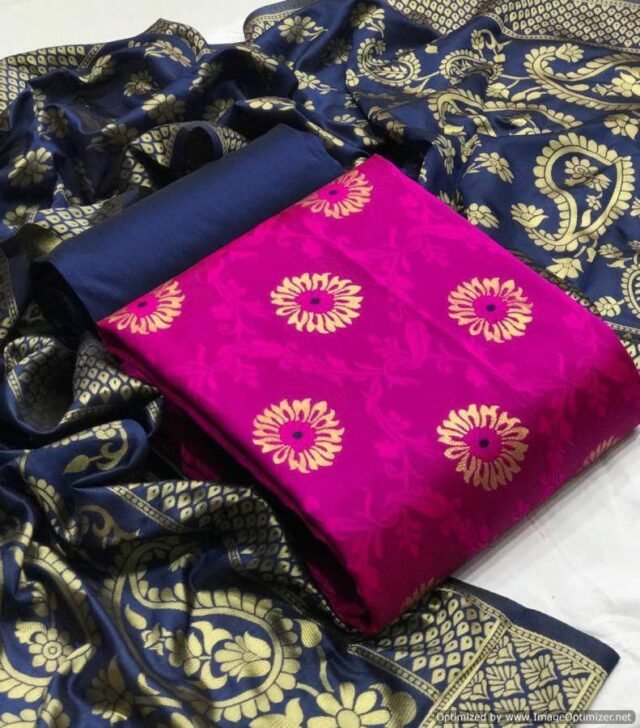 Banarasi Silk with Jacquard Dupatta Suits 07