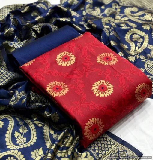 Banarasi Silk with Jacquard Dupatta Suits 08