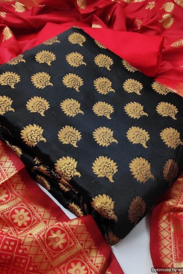 Banarasi Silk with Jacquard Dupatta Suits 01