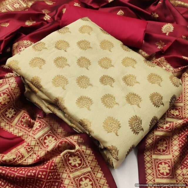 Banarasi Silk with Jacquard Dupatta Suits 02