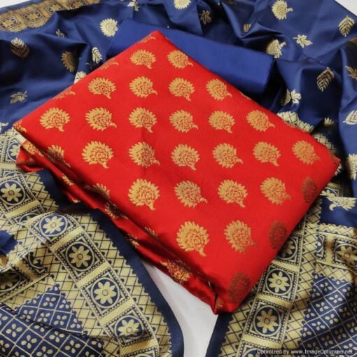 Banarasi Silk with Jacquard Dupatta Suits 03