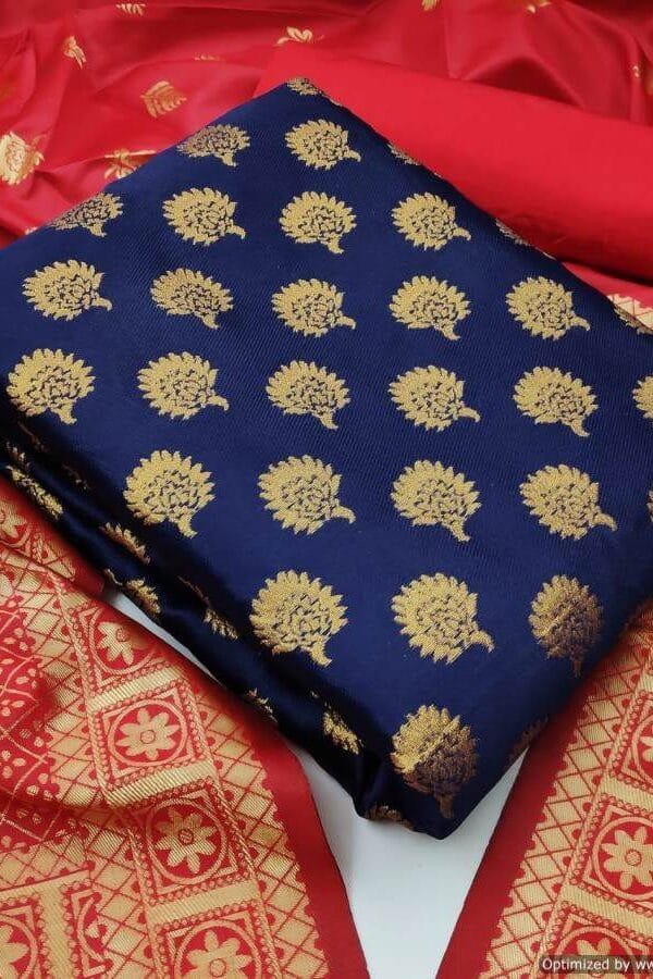 Banarasi Silk with Jacquard Dupatta Suits 04