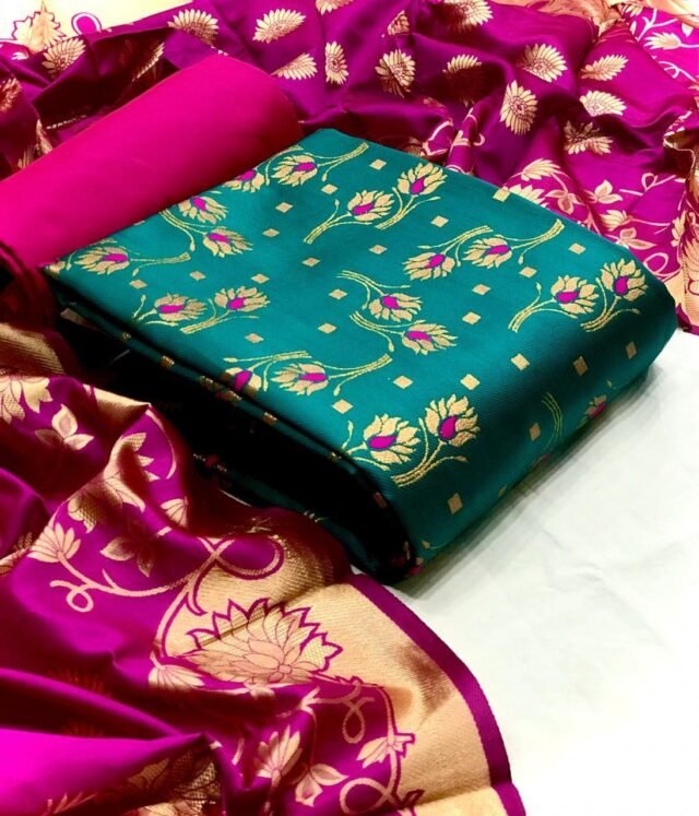 Banarasi Silk with Jacquard Dupatta Suits 19