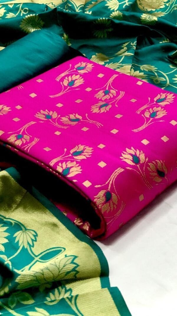 Banarasi Silk with Jacquard Dupatta Suits 23
