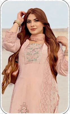 Georgette Embroidered Pakistani Suits with Khatli Handwork 02
