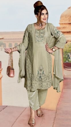 Georgette Embroidered Pakistani Suits with Khatli Handwork 04
