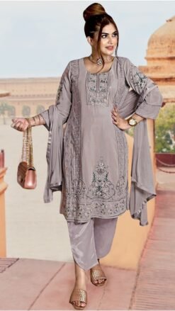 Georgette Embroidered Pakistani Suits with Khatli Handwork 03