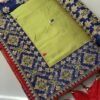 New Royal Look Vichitra Silk Embroidery Saree