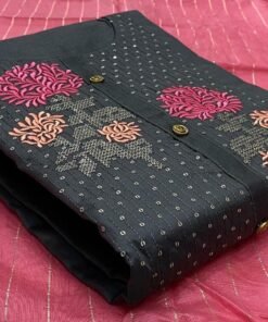 Slab Cotton with Sequince Work Dress Material 03