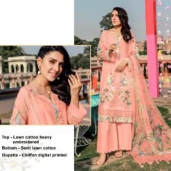 Pakistani Lawn Cotton Heavy Embroidered Suits 02