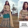 Pakistani Design with Butterfly Net Embroidery Sequence and Stone Work 01