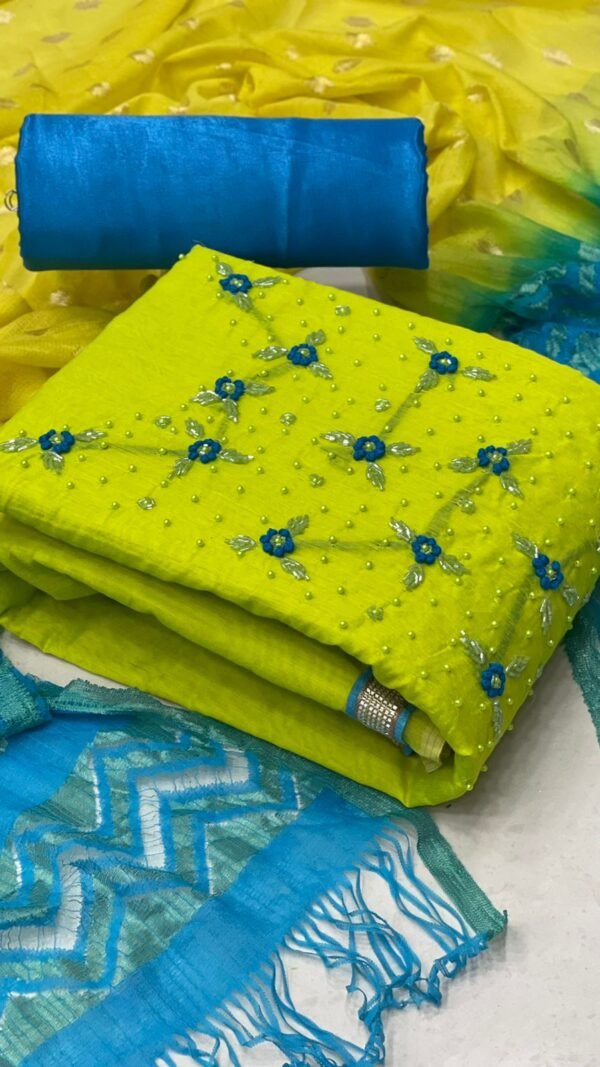 New Modal Chanderi Silk Suits Non Catalog 01