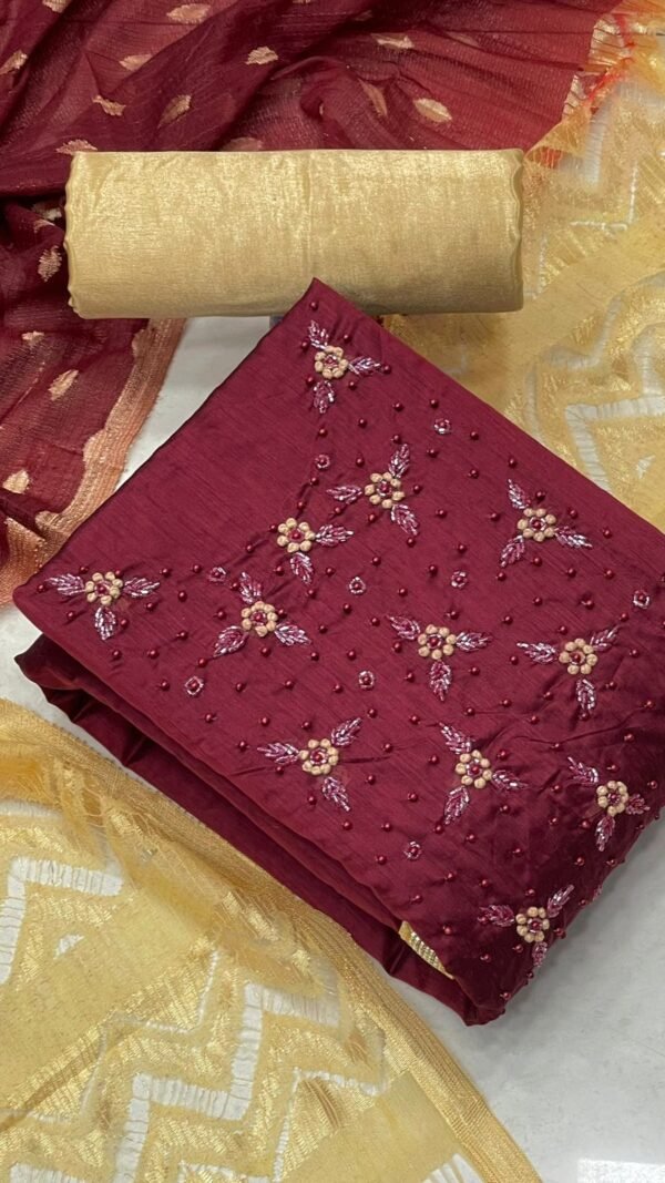New Modal Chanderi Silk Suits Non Catalog 04