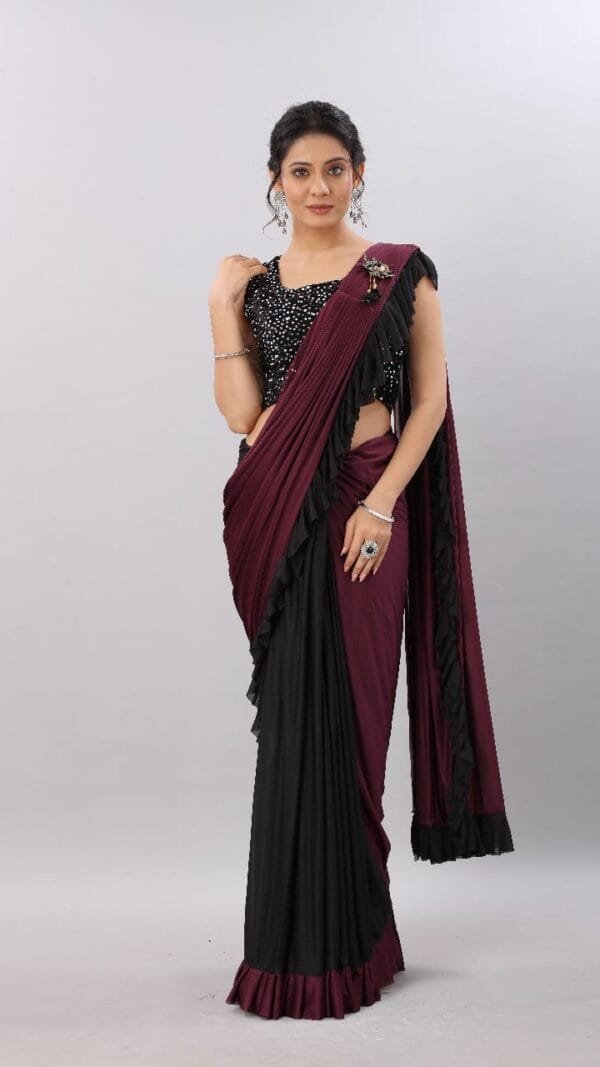 Soft Lycra Fabric Ready to Wear Saree 01