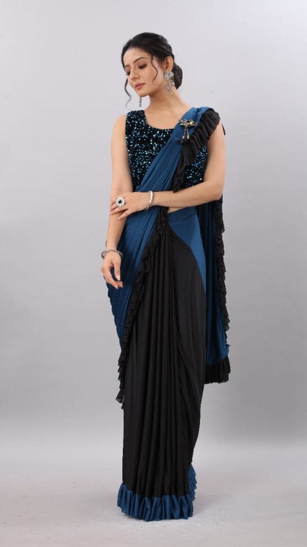 Soft Lycra Fabric Ready to Wear Saree 05