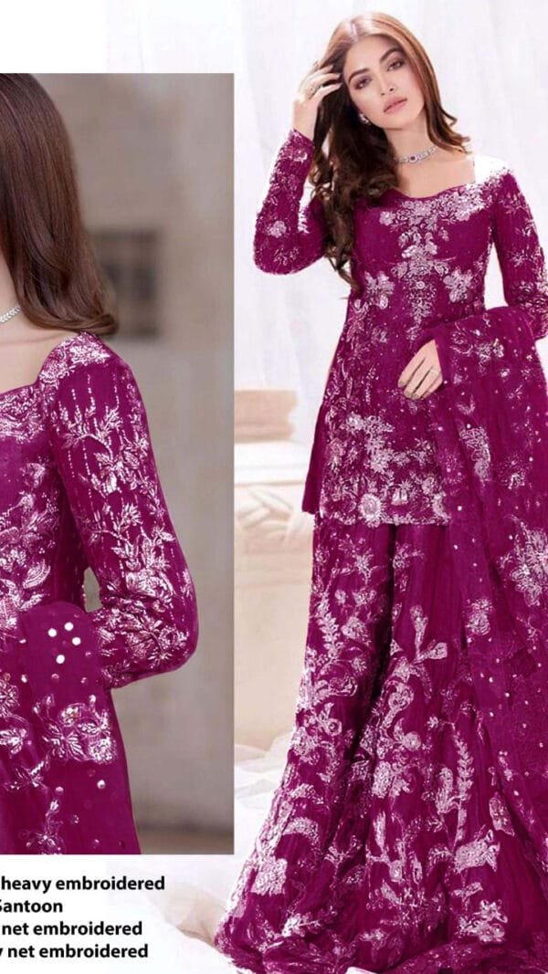 New Butterfly Net Heavy Embroidery Suits 05