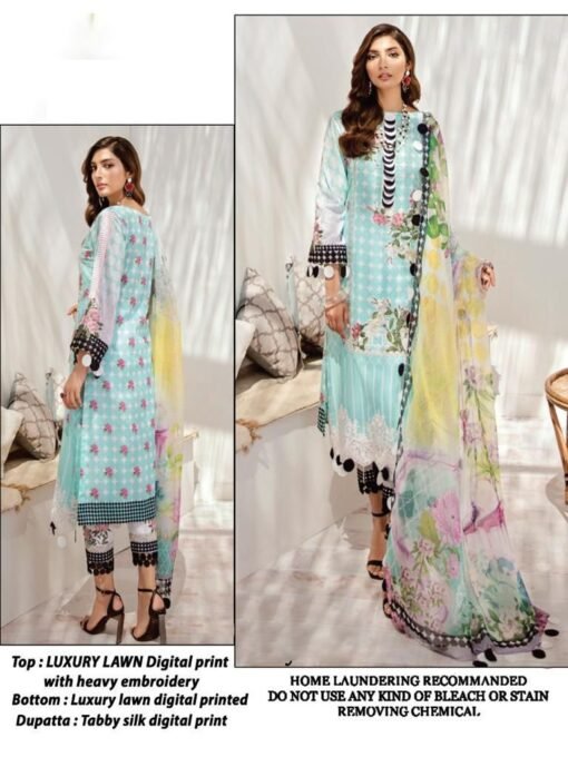 Luxury Lawn Digital Print Pakistani Suits 01