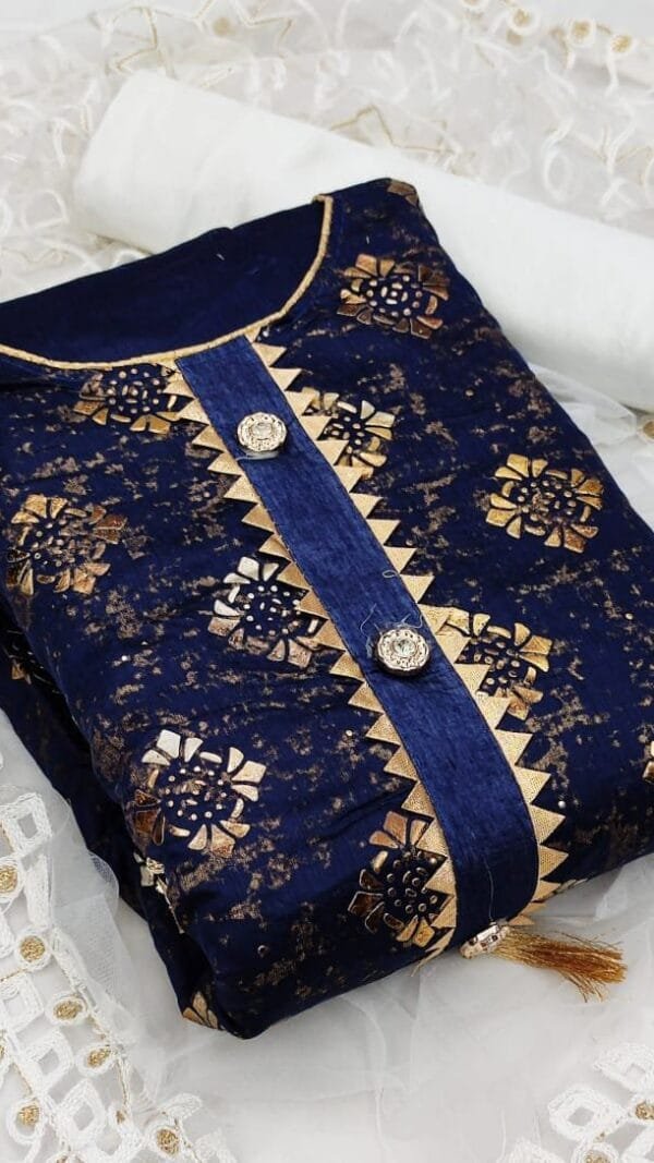 New Dress Material with Neck Work 02
