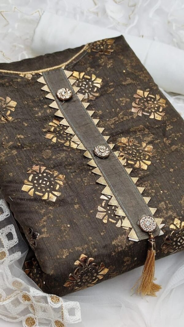 New Dress Material with Neck Work 04