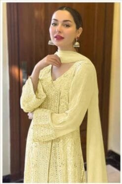 Georgette Embroidery Pearl Indian Pakistani Suits Online 03