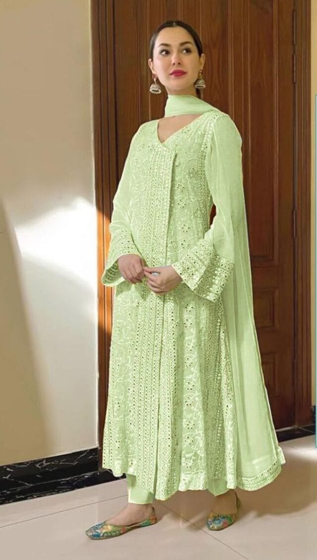 Georgette Embroidery With Pearl Indian Pakistani Suits Online 02