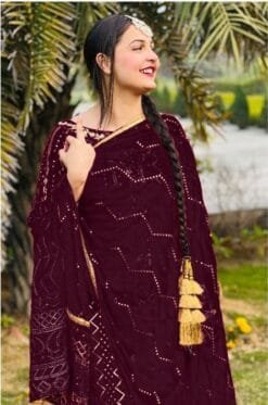 Heavy Georgette Pakistani Salwar Designs 01
