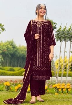 Heavy Georgette Pakistani Salwar Designs 01
