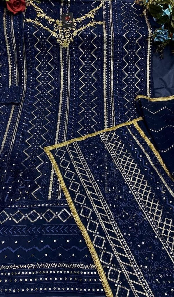 Heavy Georgette Pakistani Salwar Designs 03