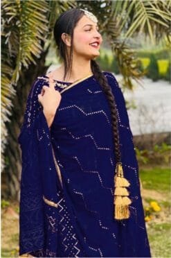 Heavy Georgette Pakistani Salwar Designs 03