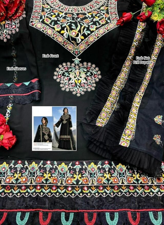 Black Wholesale Pakistani Suits In India R 492