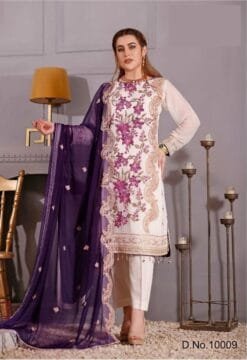 Georgette Embroidered Dn 10009 Pakistani Suits