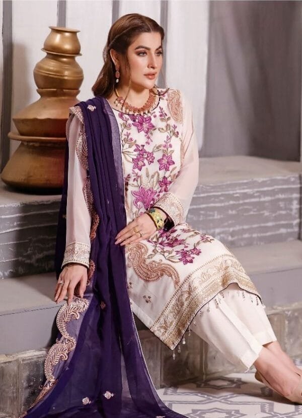 Georgette Embroidered Dn 10009 Pakistani Suits