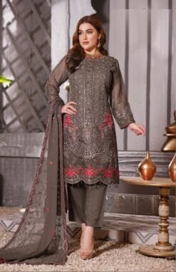 Georgette Embroidered Dn 10010 Pakistani Suits
