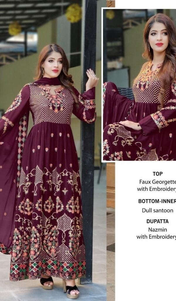 Georgette Pakistani Suits Online India Wholesale 05