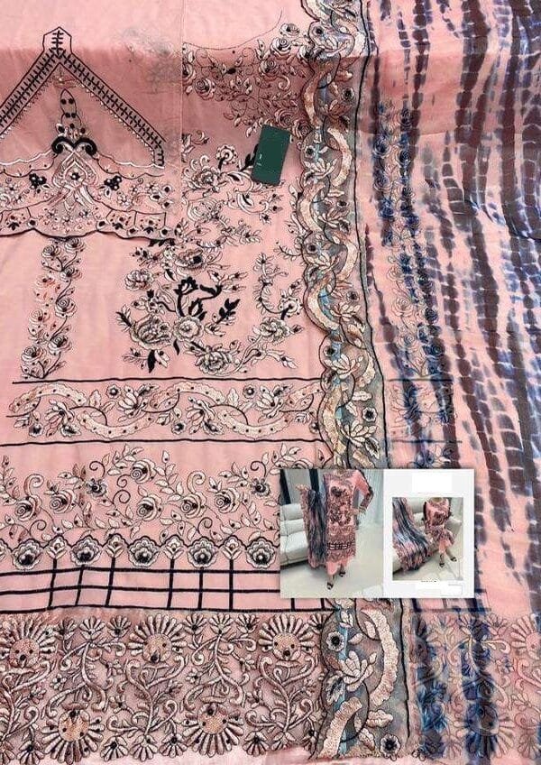 Georgette Pakistani Suits Wholesalers In Surat 20014-B